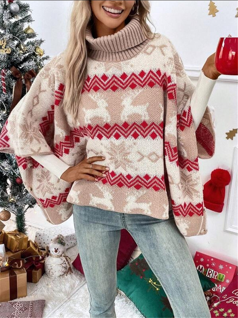 Oversized Damen Weihnachtspullover