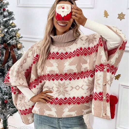 Oversized Damen Weihnachtspullover