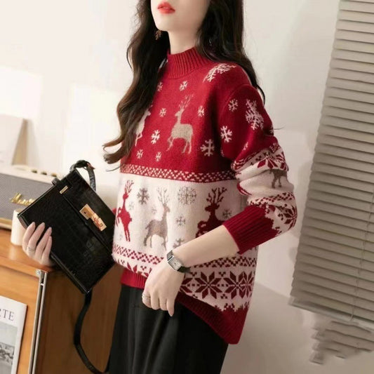 Damen Weihnachts Pullover